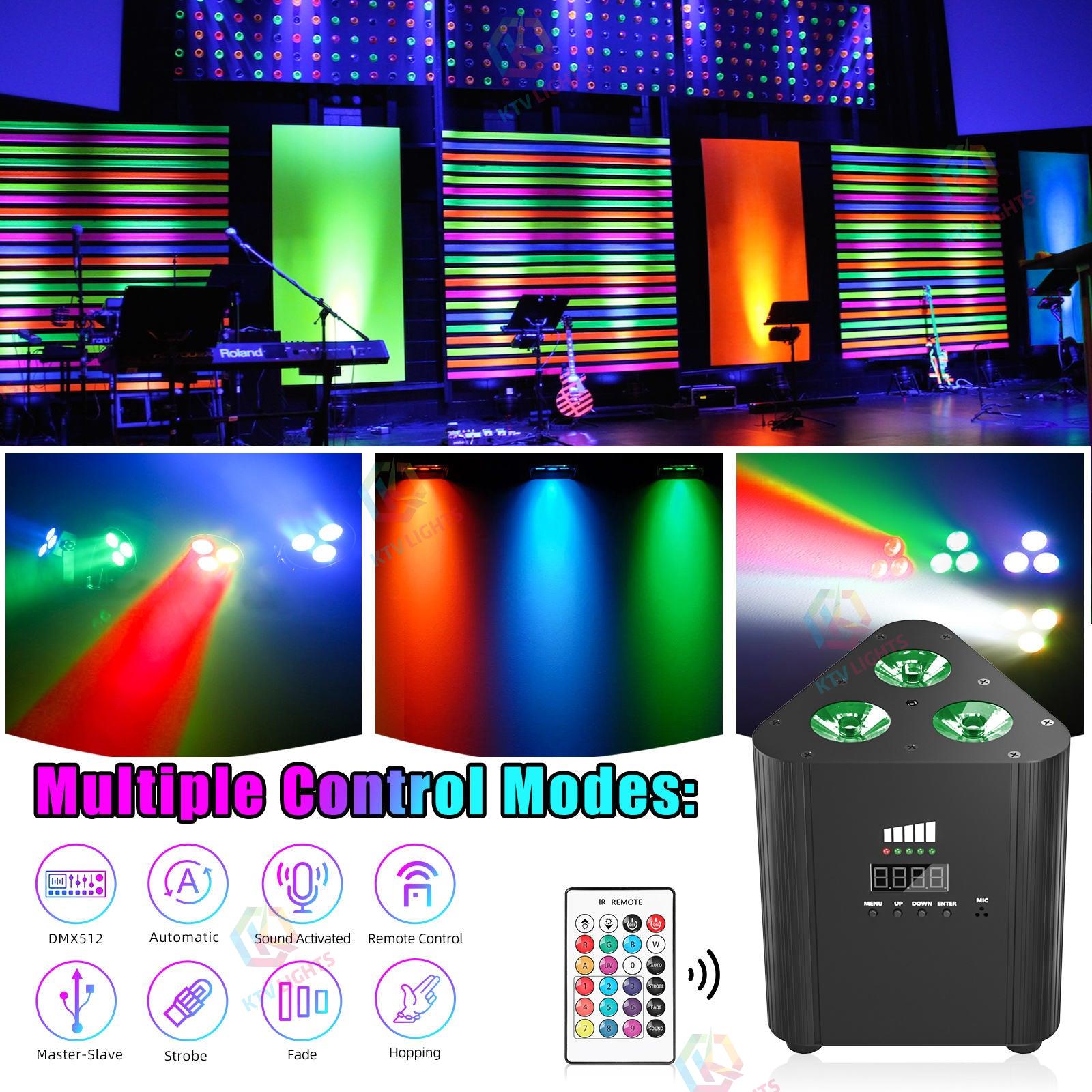 RGBW 4-in-1 Rechargeable LED Par Light-P42