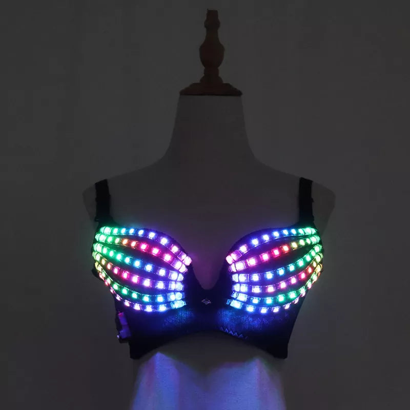 Full Color Pixel LED Sutiã para DJs e Clubes