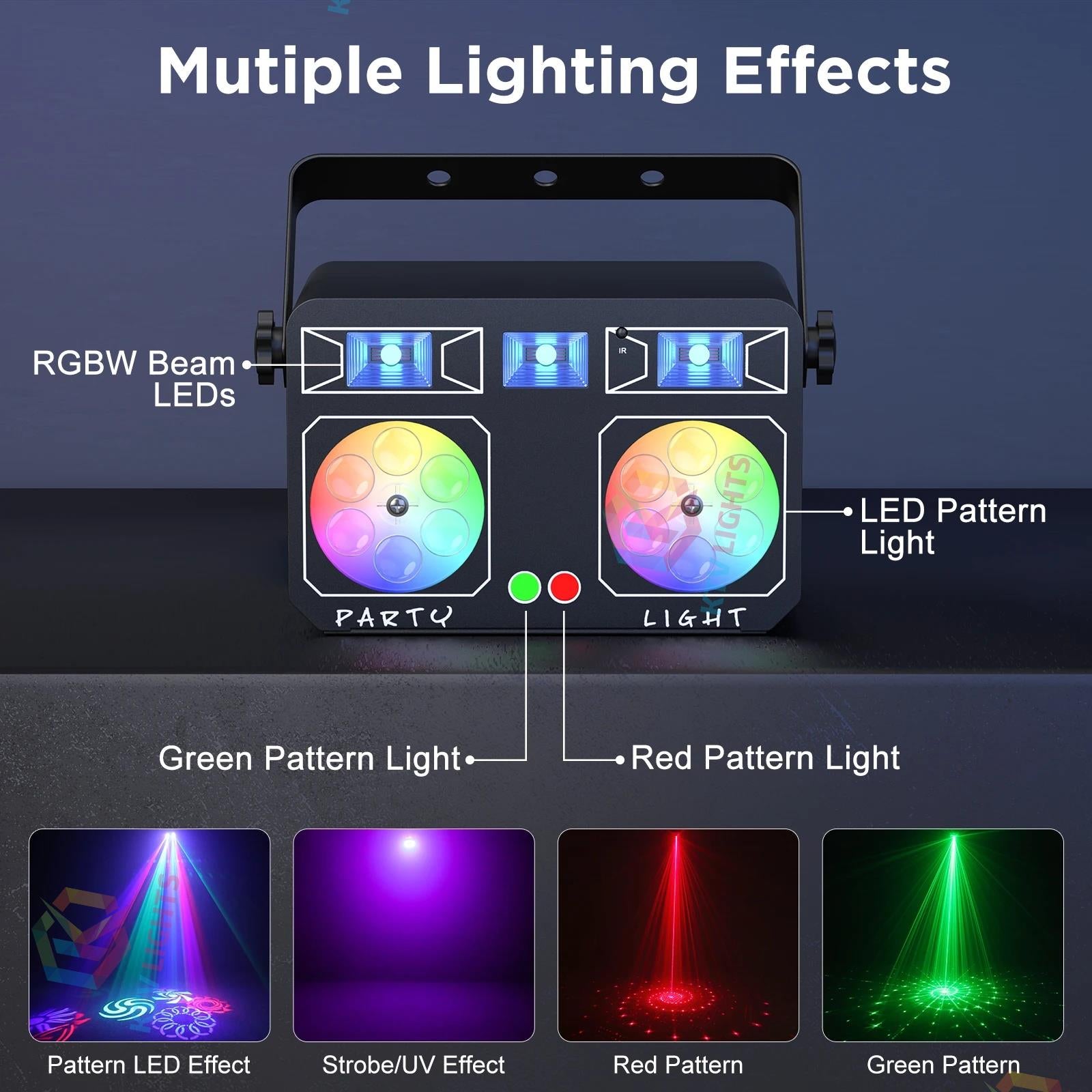 LED Stage Party Light 5-in-1 Beam Effect for Party & Club- E81