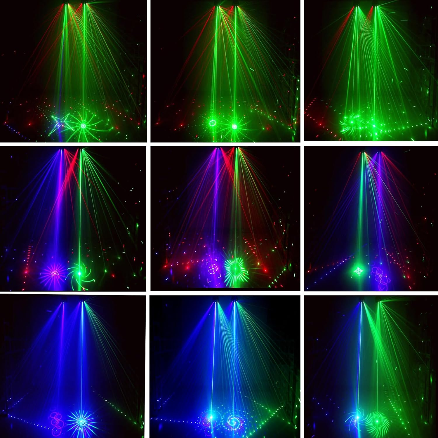 4-in-1 RGB Disco Laser Light-B5