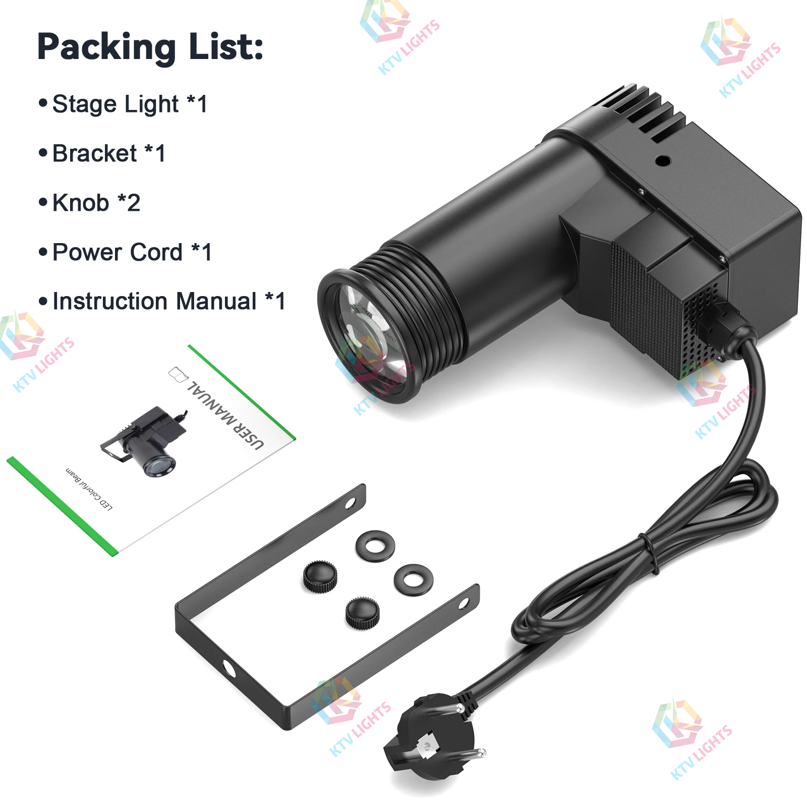 10W RGBW 4in1 spotlight-J1