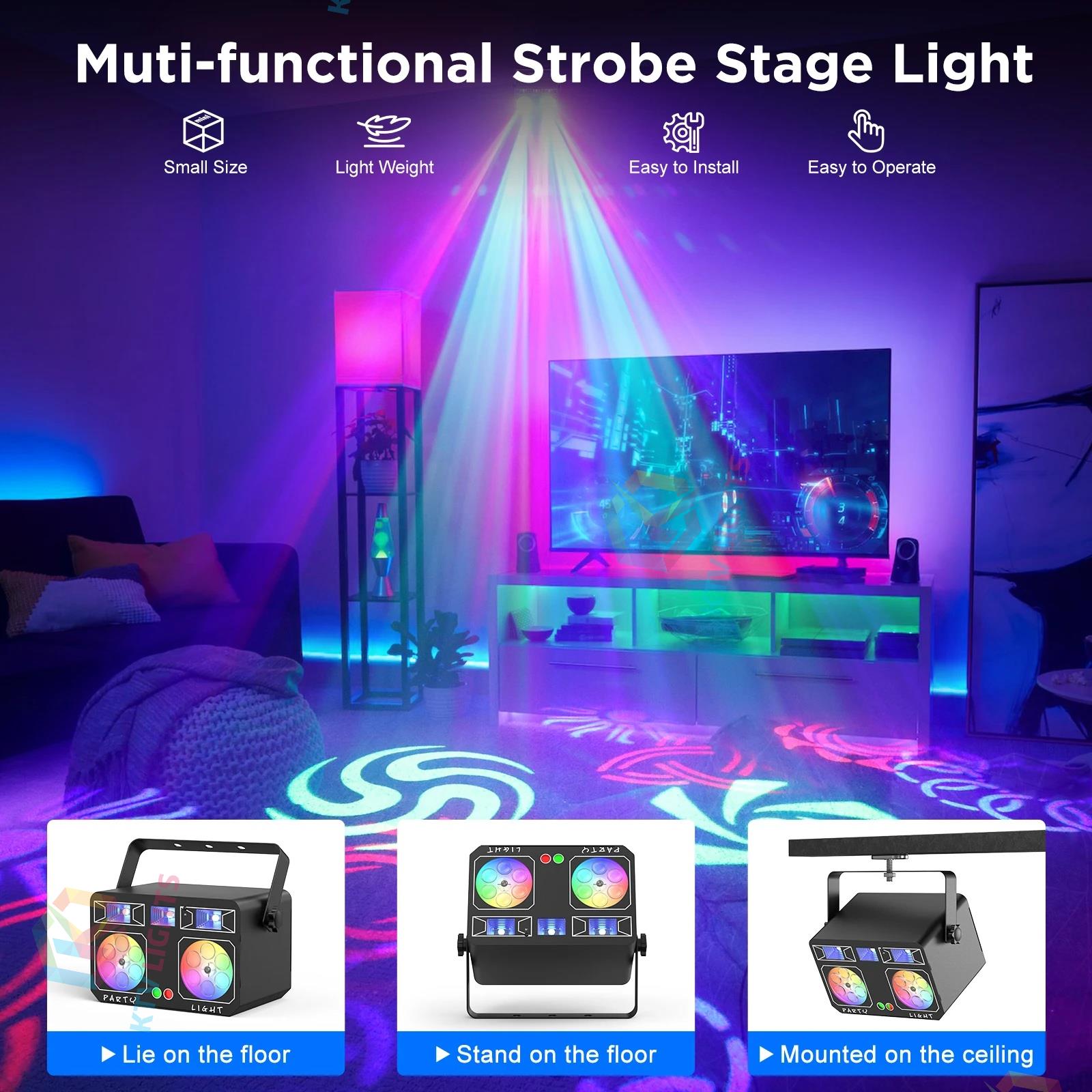 LED Stage Party Light 5-in-1 Beam Effect for Party & Club- E81
