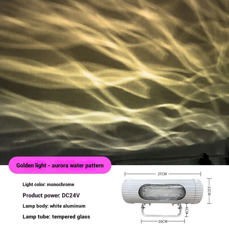 Dynamic Aurora Water Ripple Projection Light for Outdoor Decor-S15