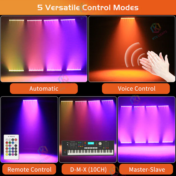 72w Rechargeable 6in1 RGBWA + Wall Washer-X13