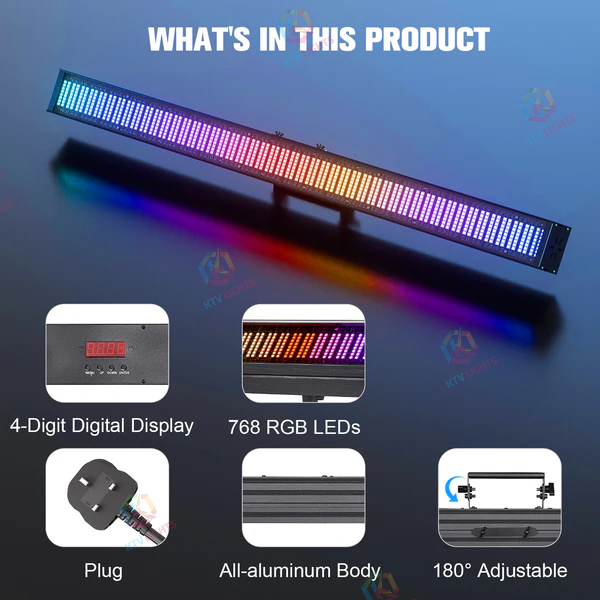 150W 768 LED RGB long strobe light wall washer-X8