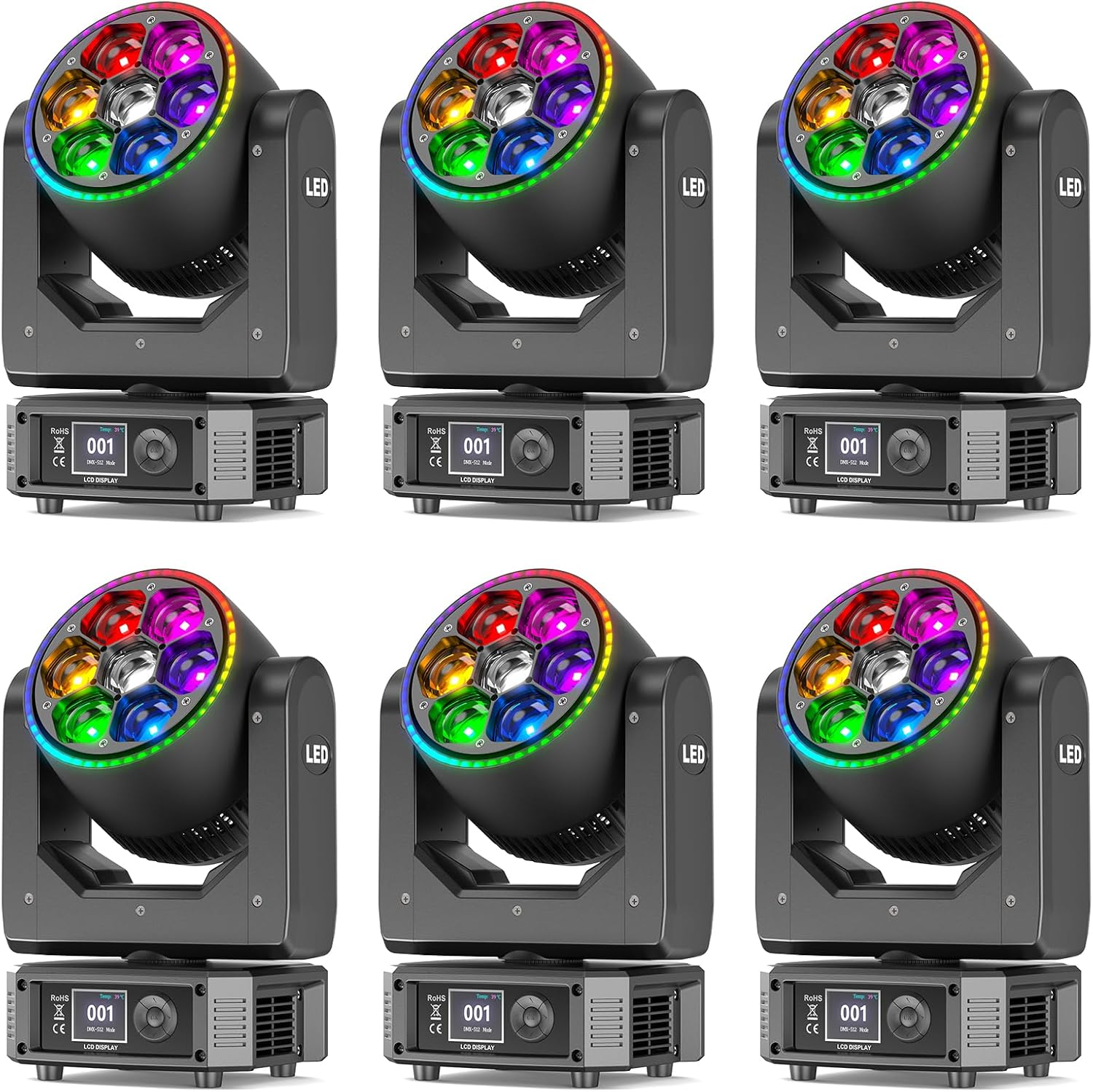 300W 4-in-1 Bee Eye Moving Head Light-E29