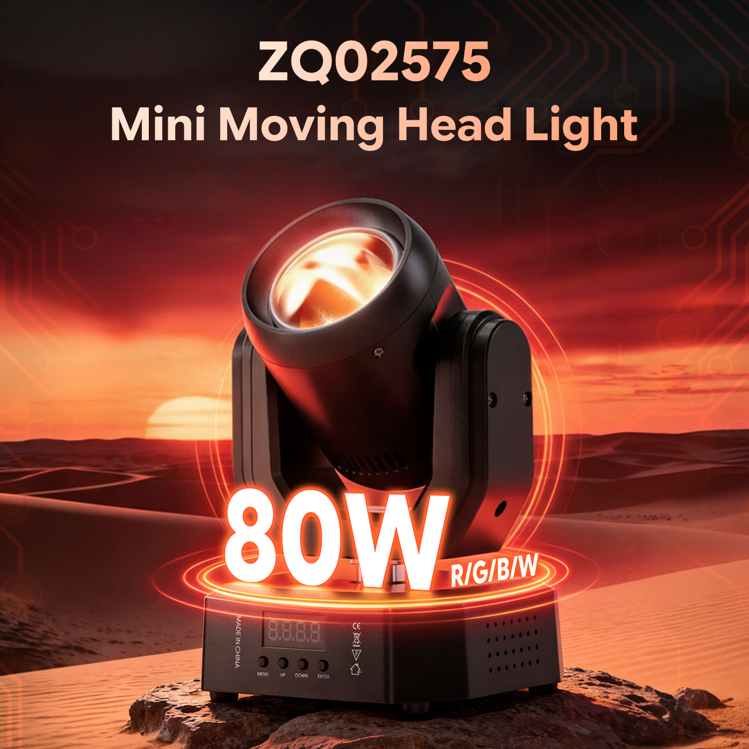 LED DMX Beam Disco Mini RGBW LED Moving Head Light-E72
