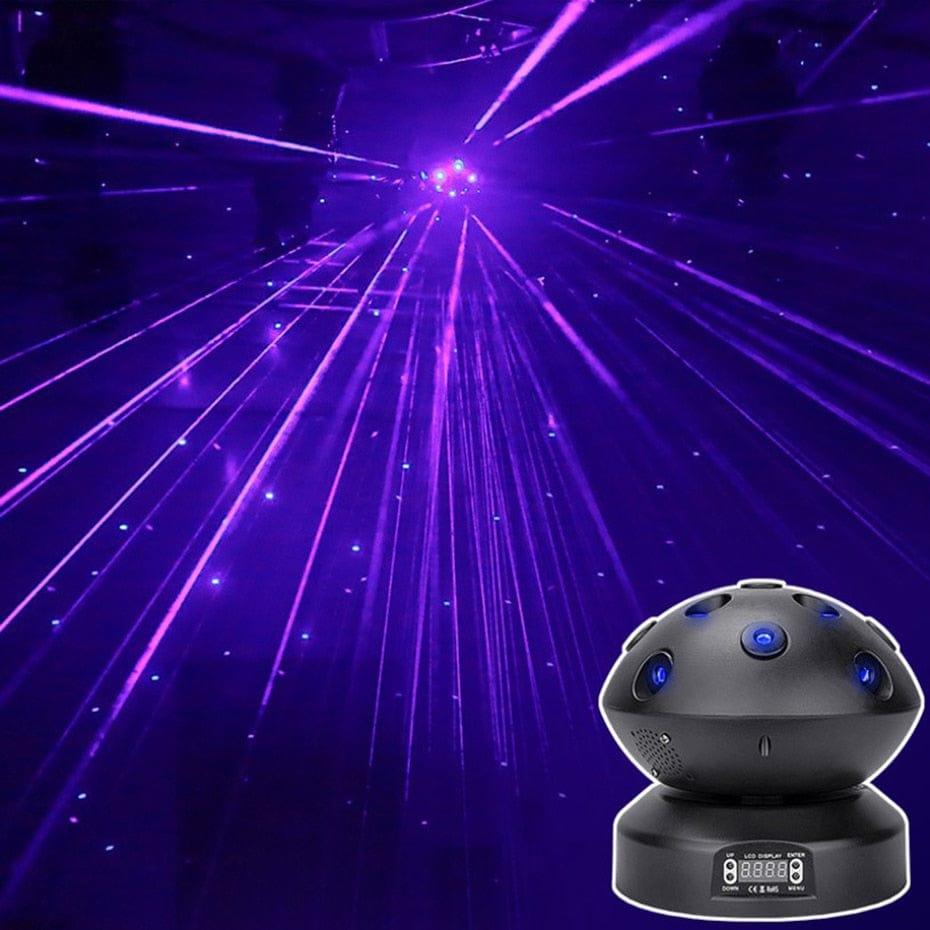 Remote control DMX blue laser beam moving head light - Ktvlights