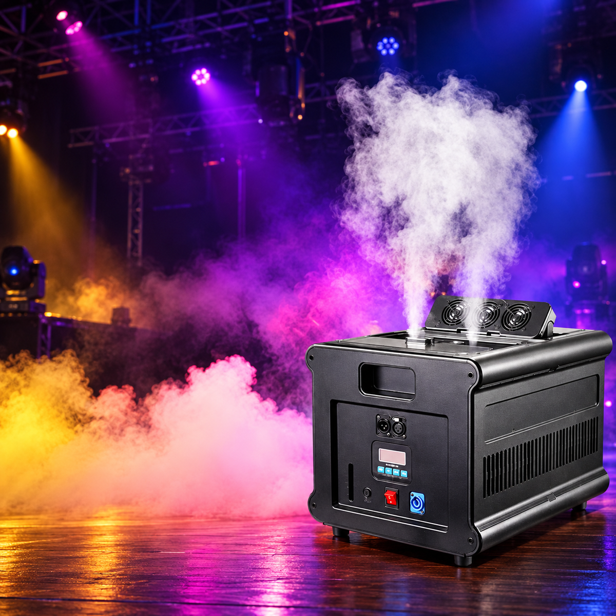 KTVLIGHTS 600W/900W Single/Dual-Nozzle Stage Fog Machine-Y19
