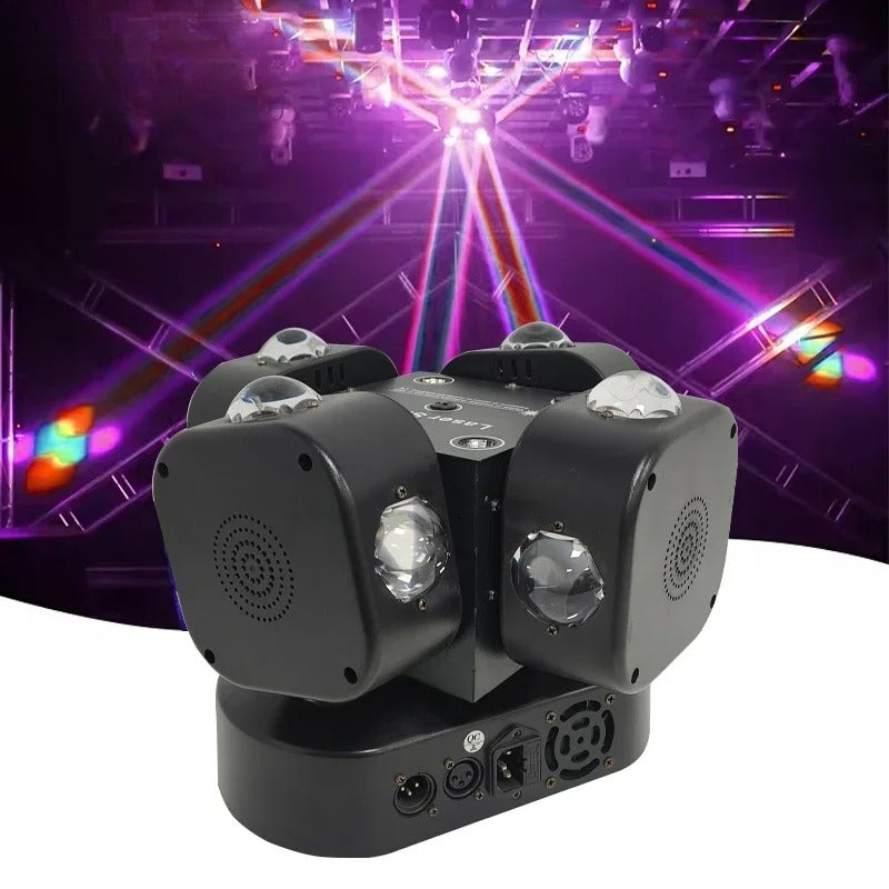 200W RGBW Four-Arm Moving Head Light - E49