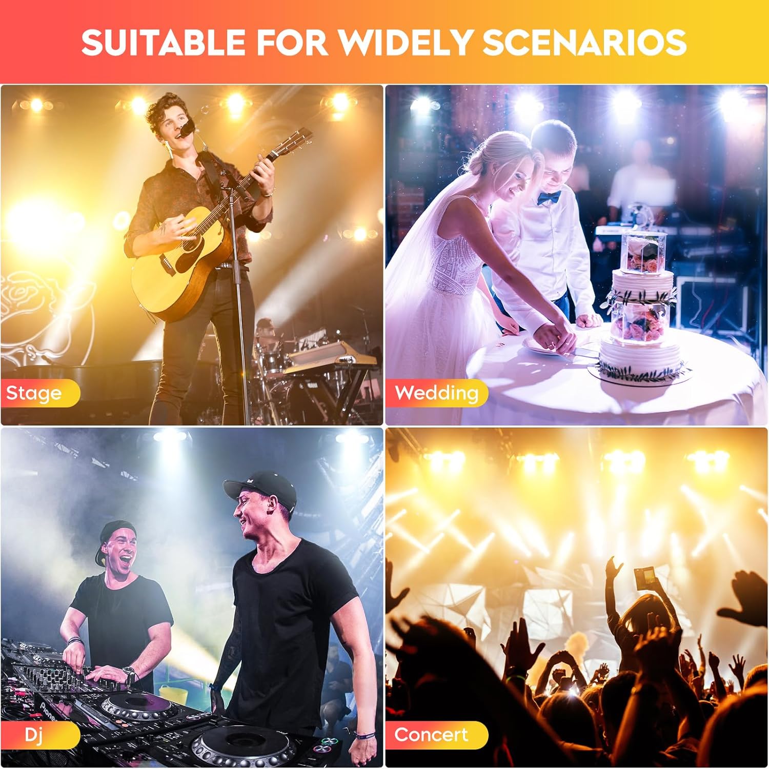 200W COB LED Par Light-P50