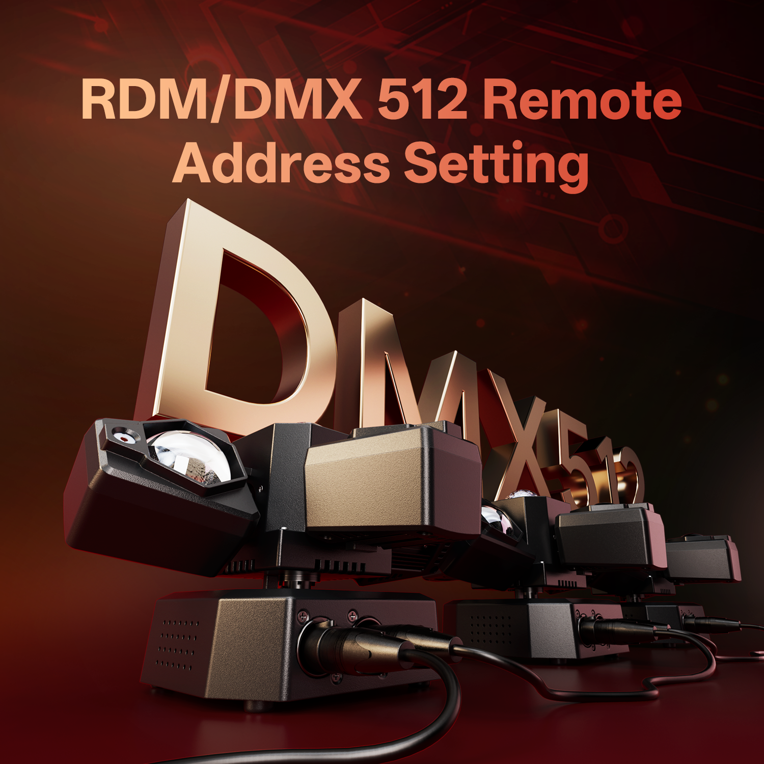 RGBW four-arm magic ball stage light-E73