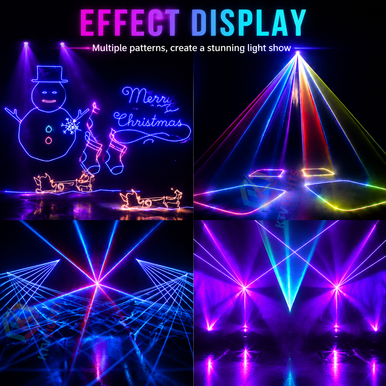 6W-30W Large Bluetooth APP Animation Laser Light - A25
