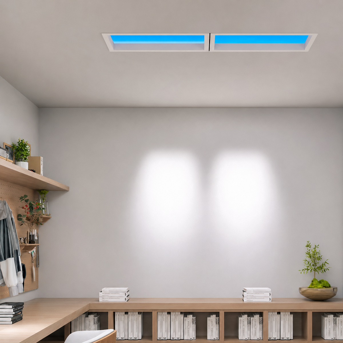 KTVLIGHTS Smart WiFi LED Artificial Skylight Ceiling Lamp