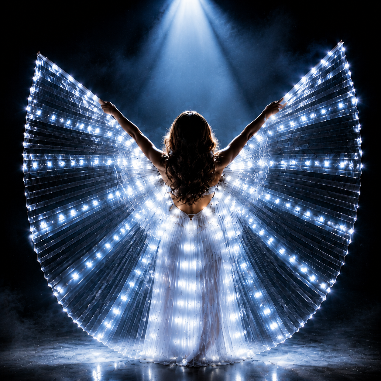 KTVLIGHTS Glow Like A Goddess With LED Dance Wings-M37