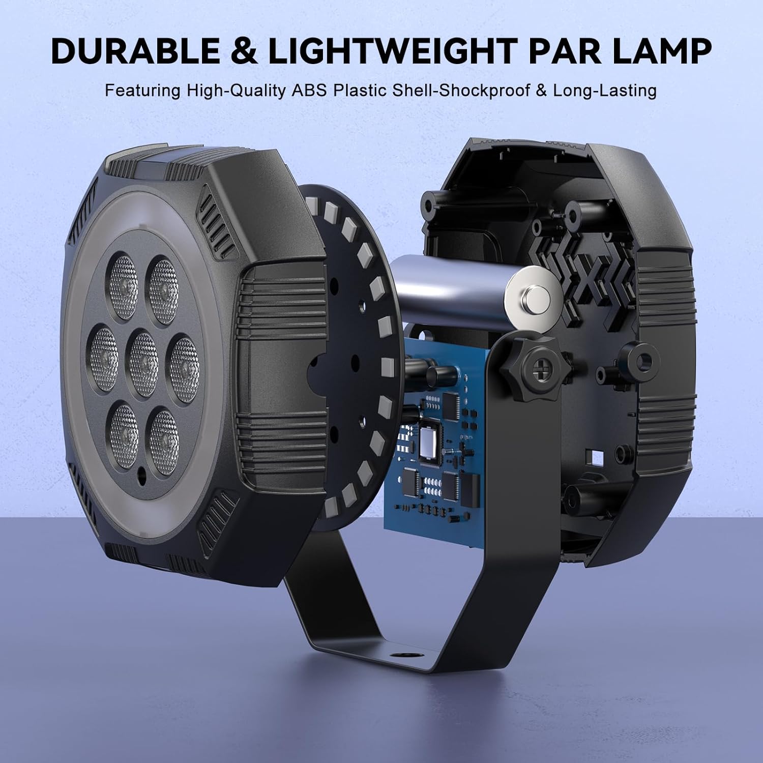 7 LED RGB Rechargeable Par Light - P48