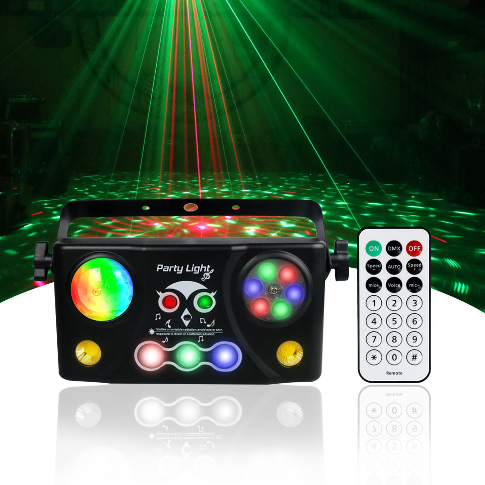 Five-in-one bee-eye magic ball beam light-C20