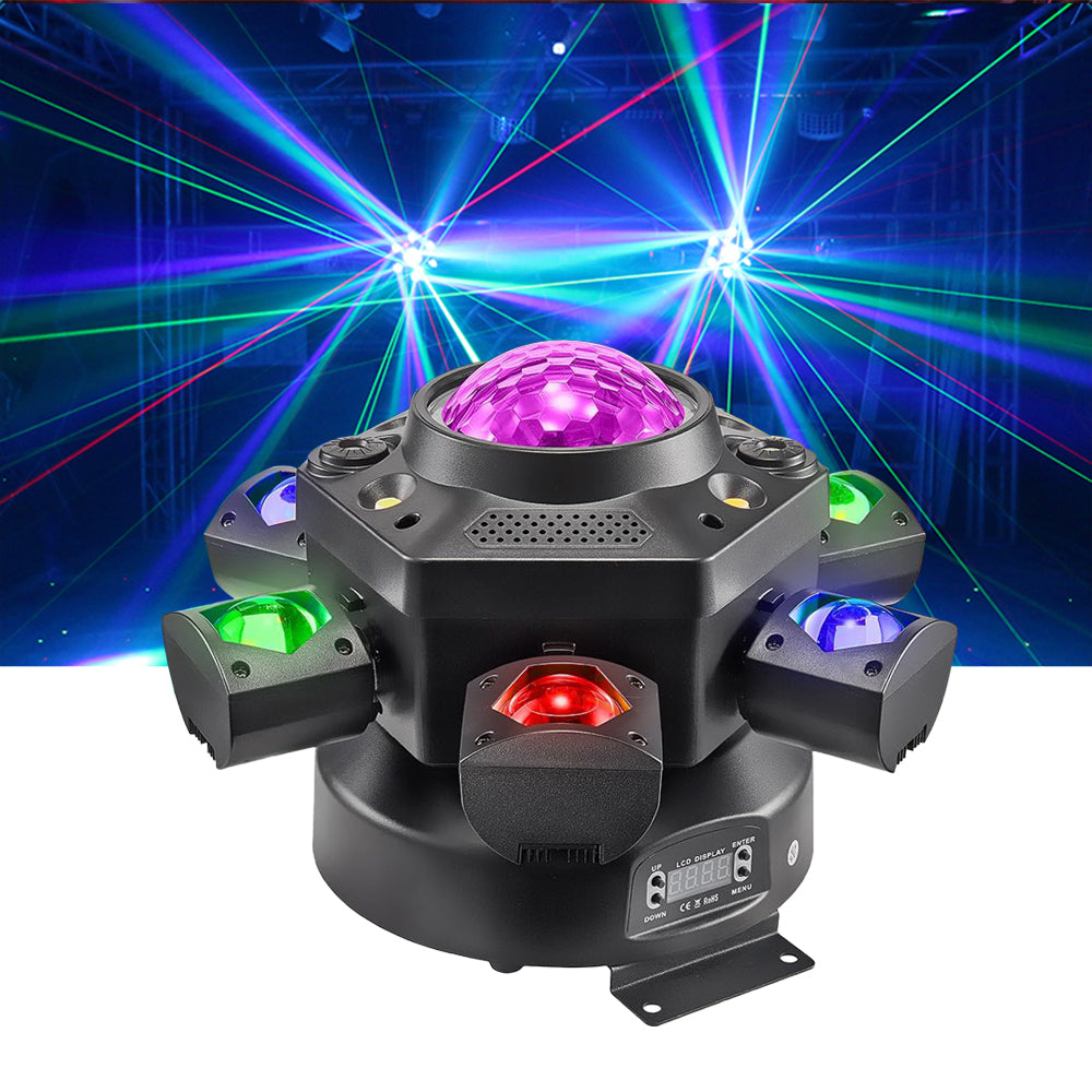 120W six-arm stage light RGBW beam moving head light-E4