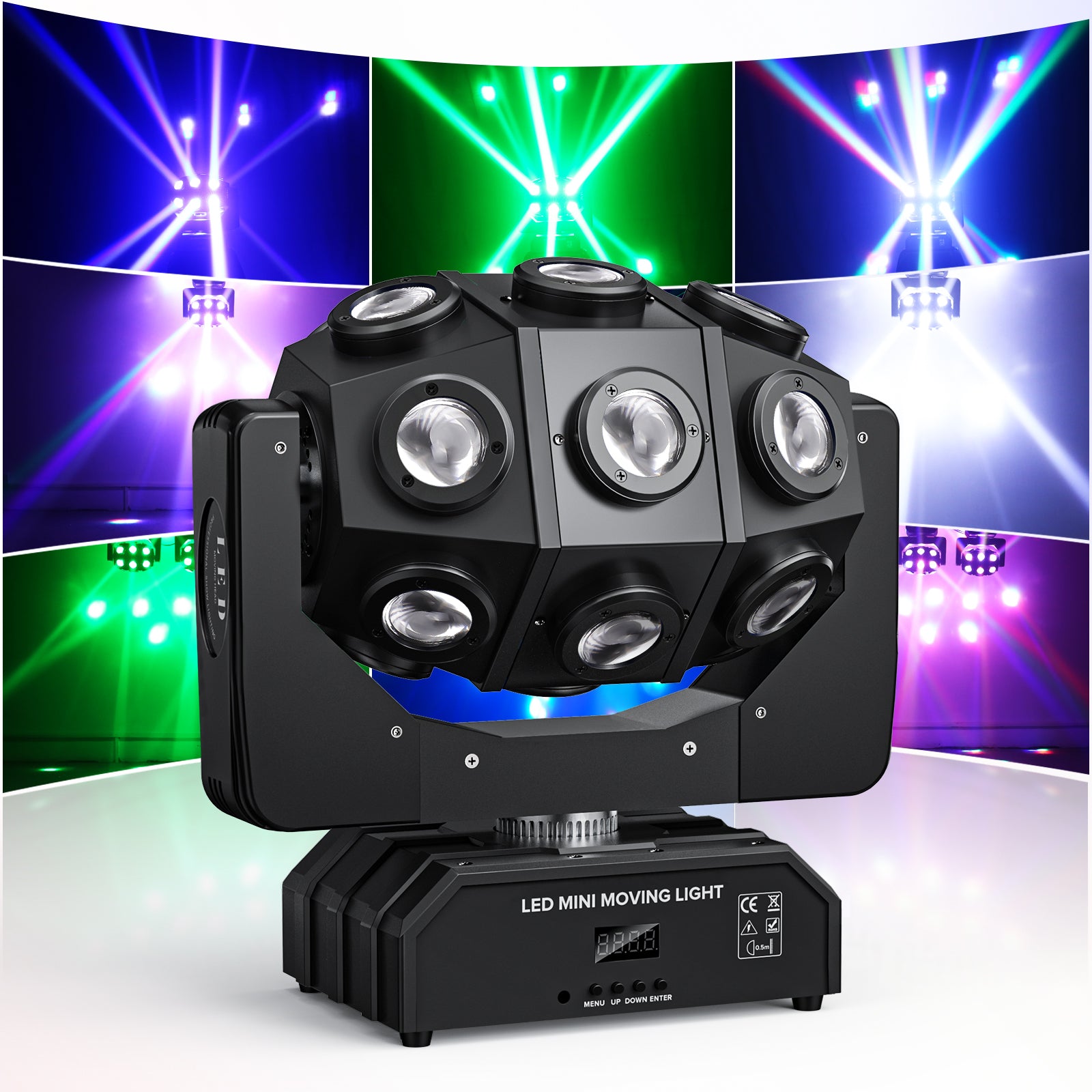 180W RGBW moving head beam light-E33
