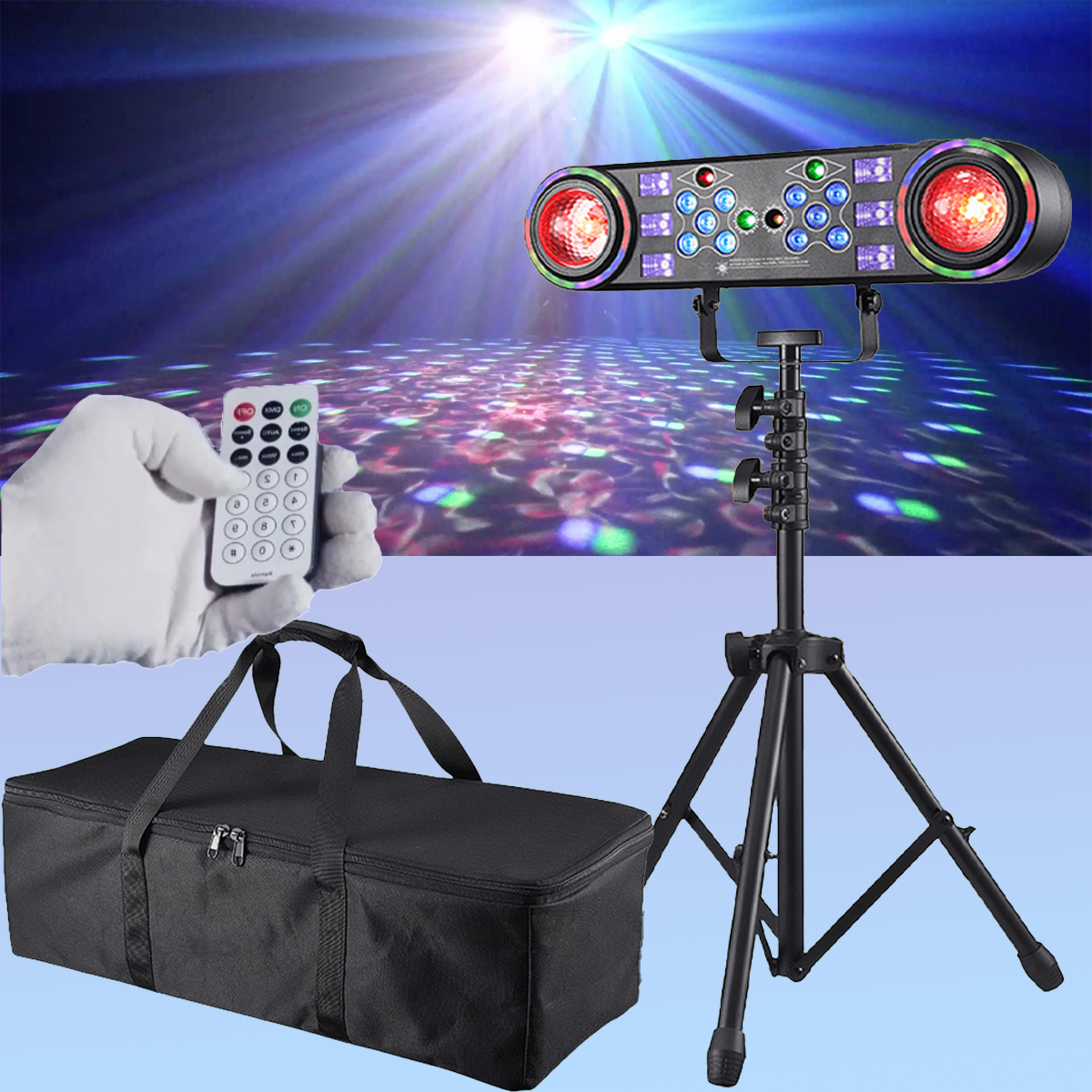 80W seven-in-one bracket effect party light-C4
