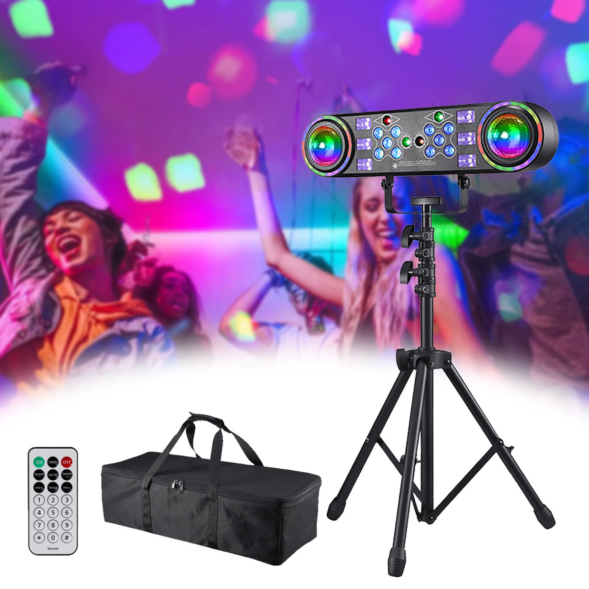 80W seven-in-one bracket effect party light-C4