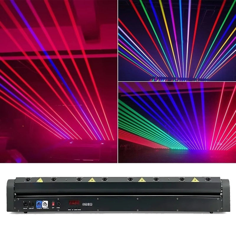 8-hole RGB scanning laser light-B4