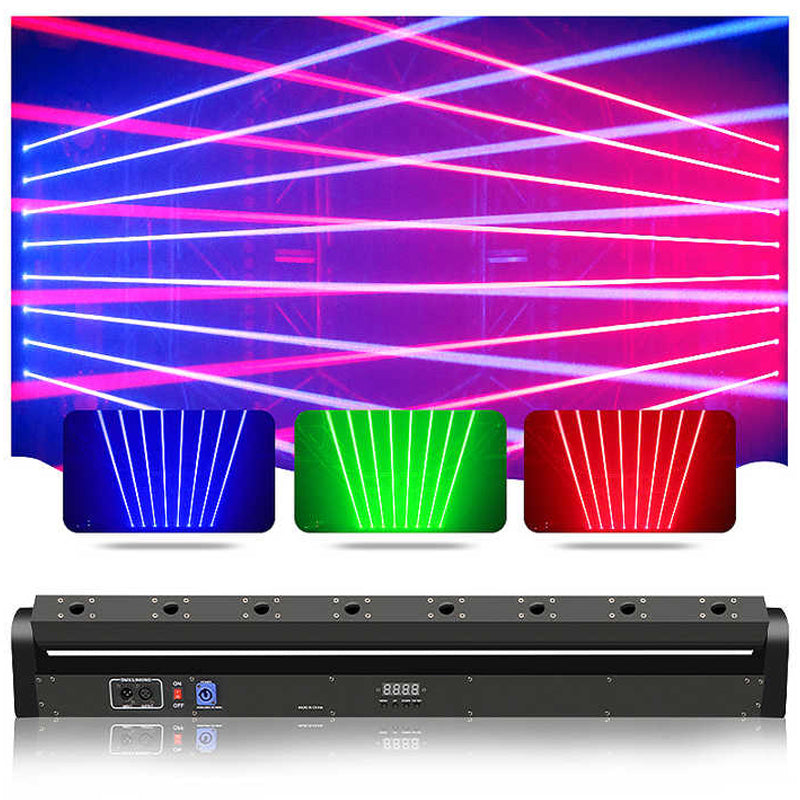 8-hole RGB scanning laser light-B4