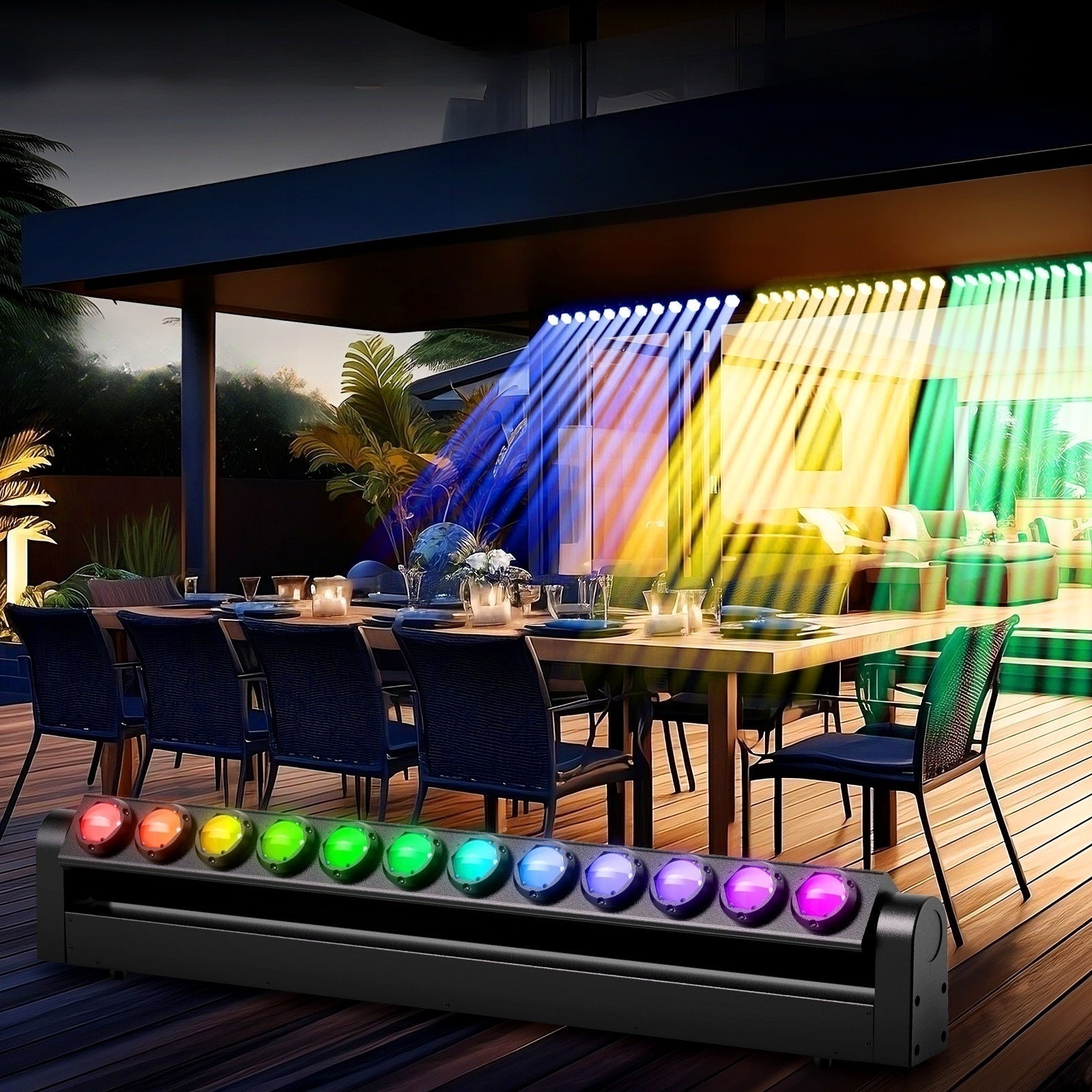 180W LED Stage Bar Moving Head Beam Wall Washer Light-X17