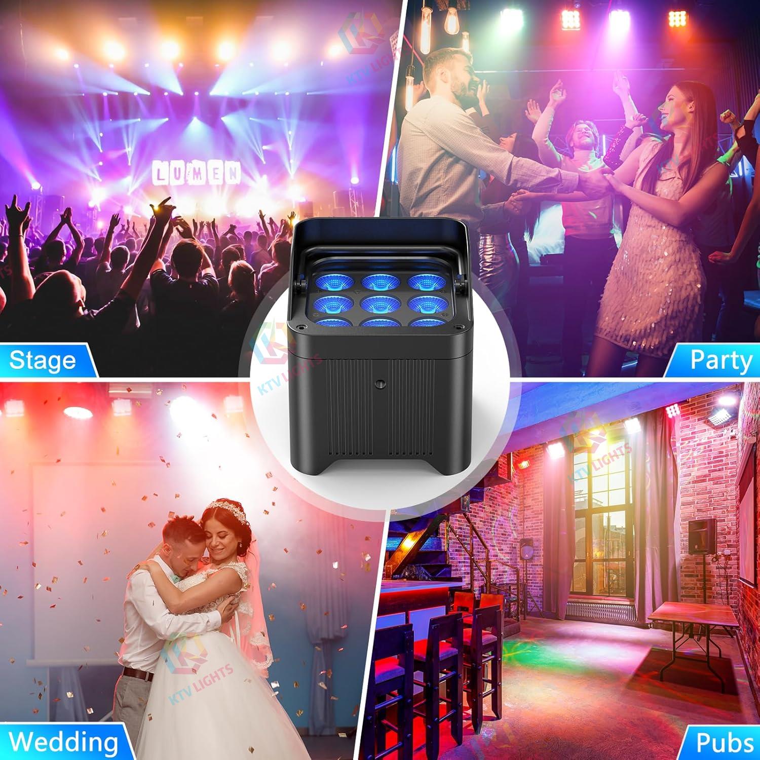 9X18W RGBW+UV APP waterproof par light-P6