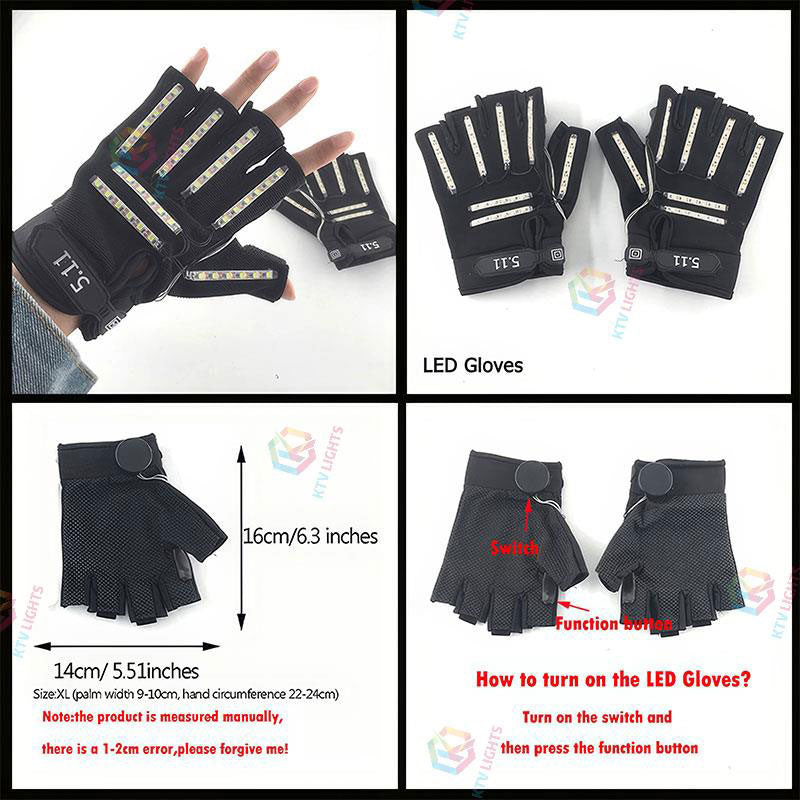 LED gloves-M7