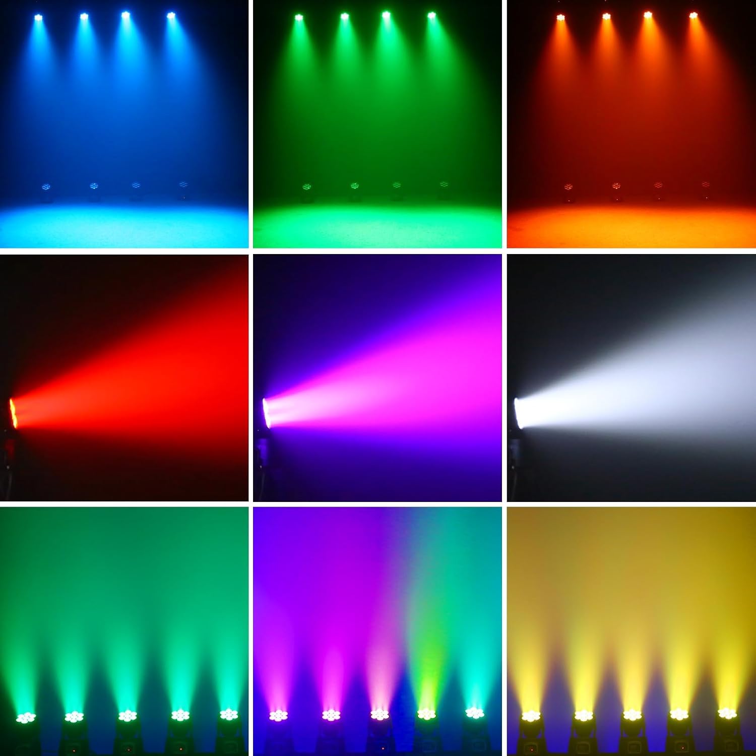 7x10W Moving Head Color Washing Light - P9
