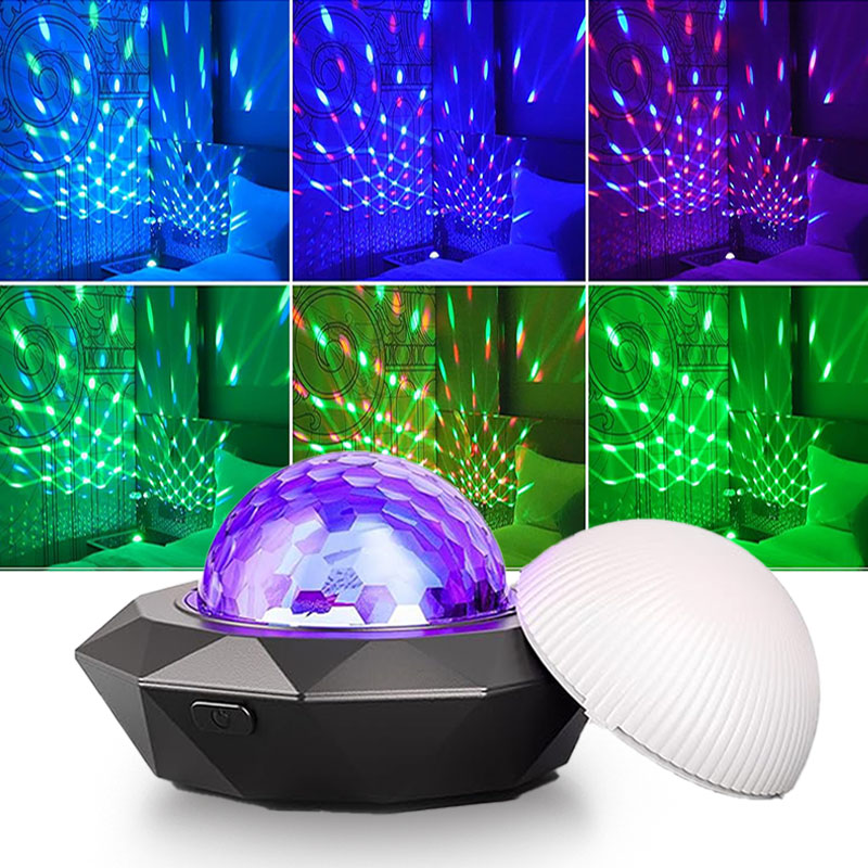 Mini USB Rechargeable Magic Ball Disco Light-C2
