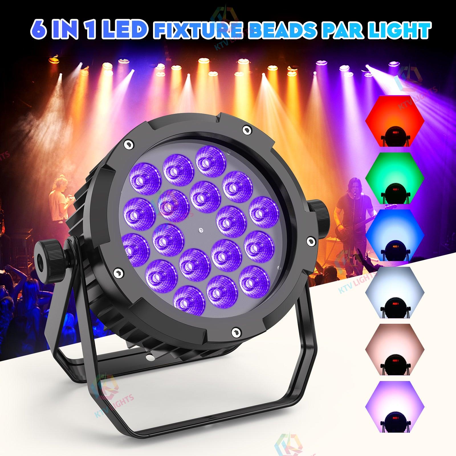 150W IP67 6-in-1 RGBW+UV Waterproof Par Light - P29