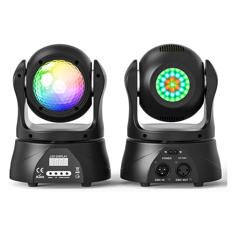 30W Double Sided Disco Ball Party Moving Head Light-E34