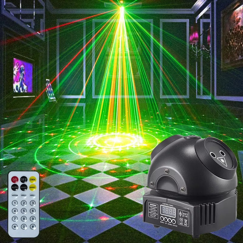 Laser beam pattern moving head light-E8