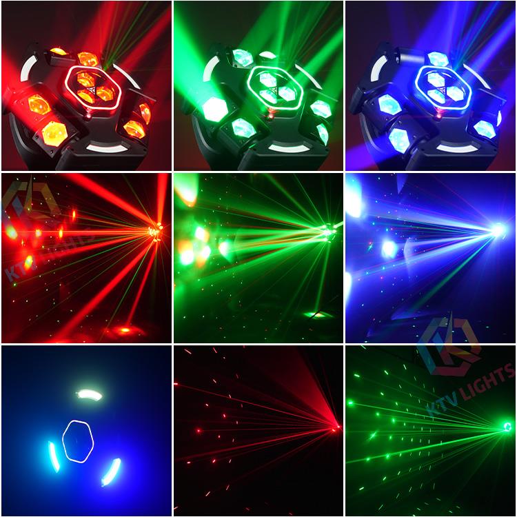 New 4-in-1 War God Moving Head Light-E56