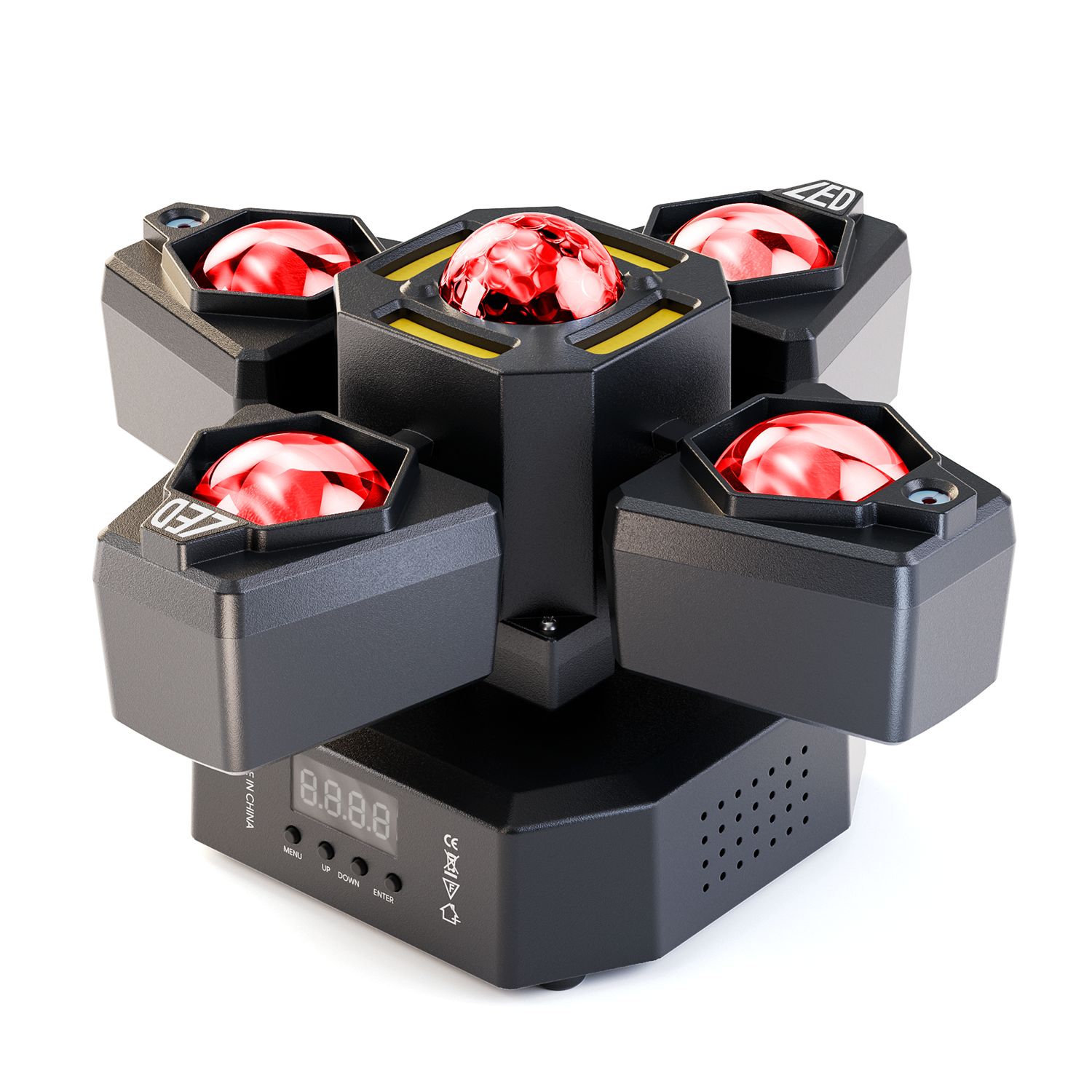 RGBW four-arm magic ball stage light-E73