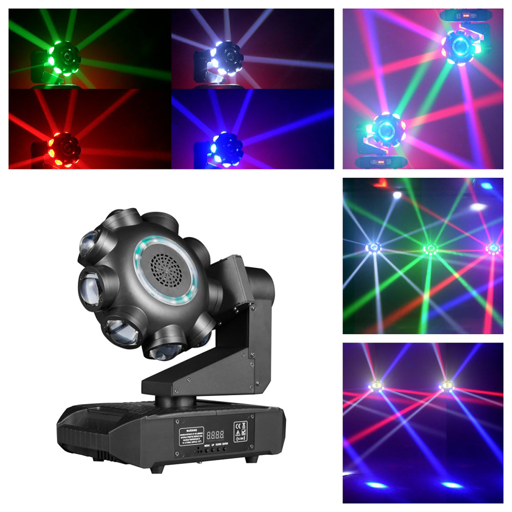 120W New 9-Arm Beam Moving Head Light - E22