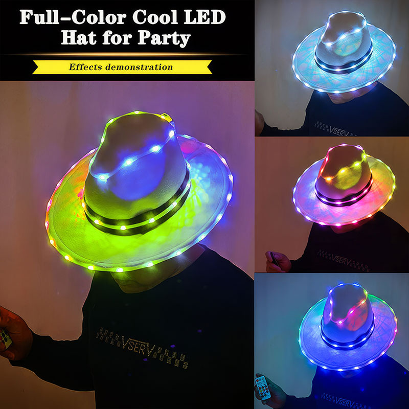 Full-Color Cool LED Hat for Party-M6