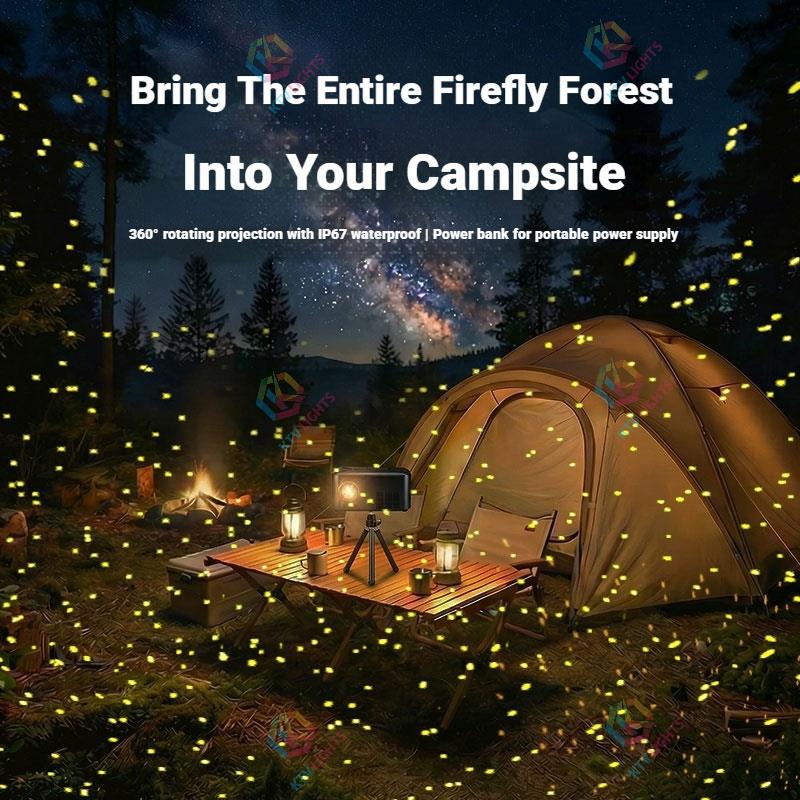 LED Dynamic Firefly Lawn Outdoor Starry Sky Projector Light-B43