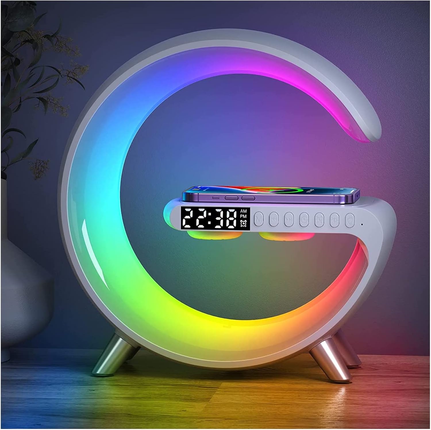 Mini LED Desk Lamp 4-in-1 Wireless Charger