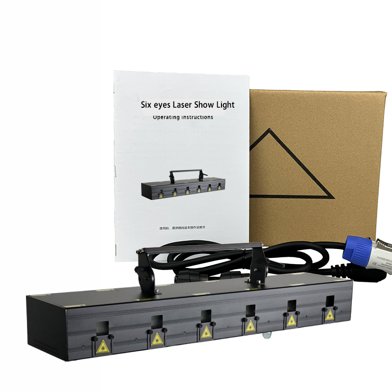 18W Six-Eye Full-Color Scanning Laser Light - B37