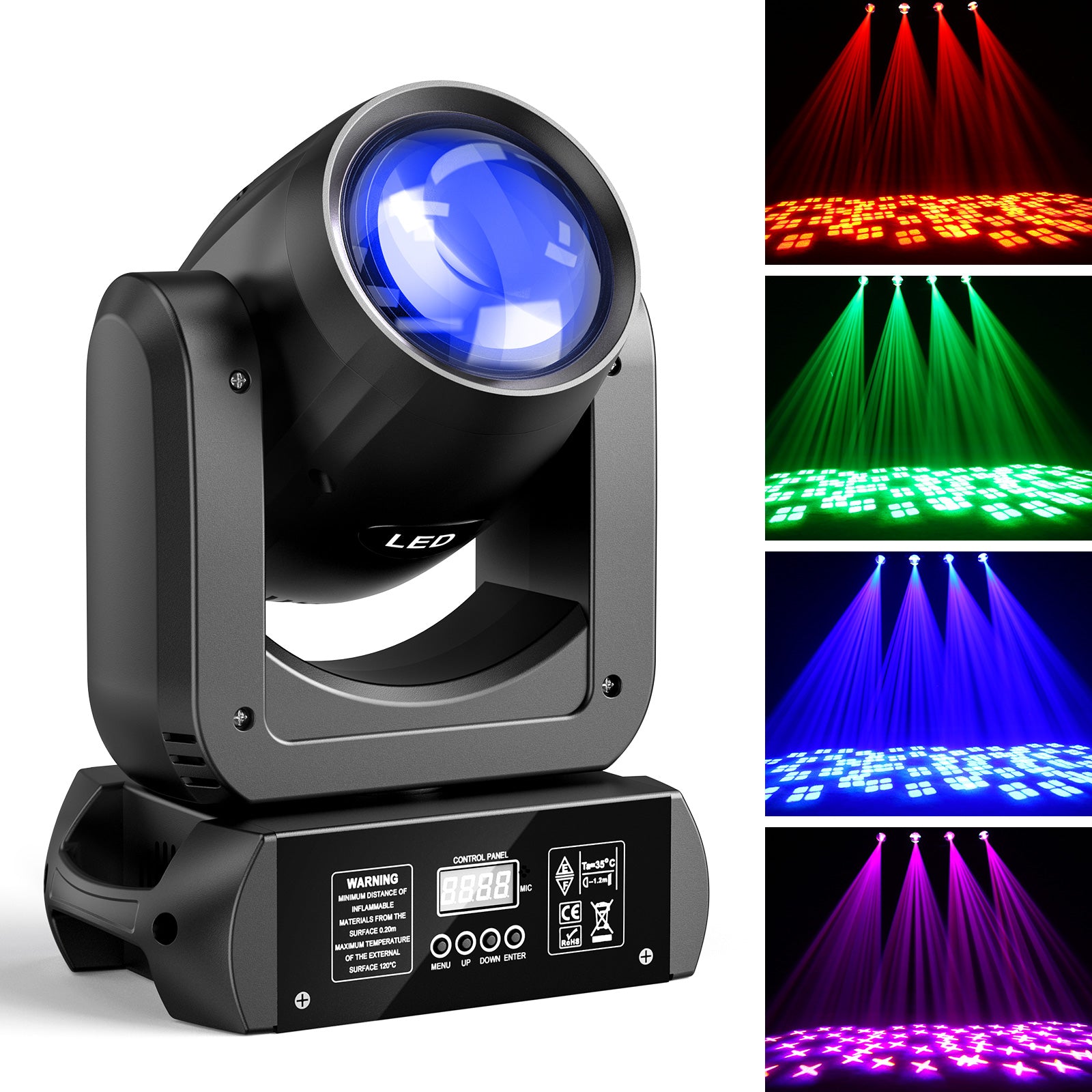 150W LED RGBW Beam Moving Head Light - E19