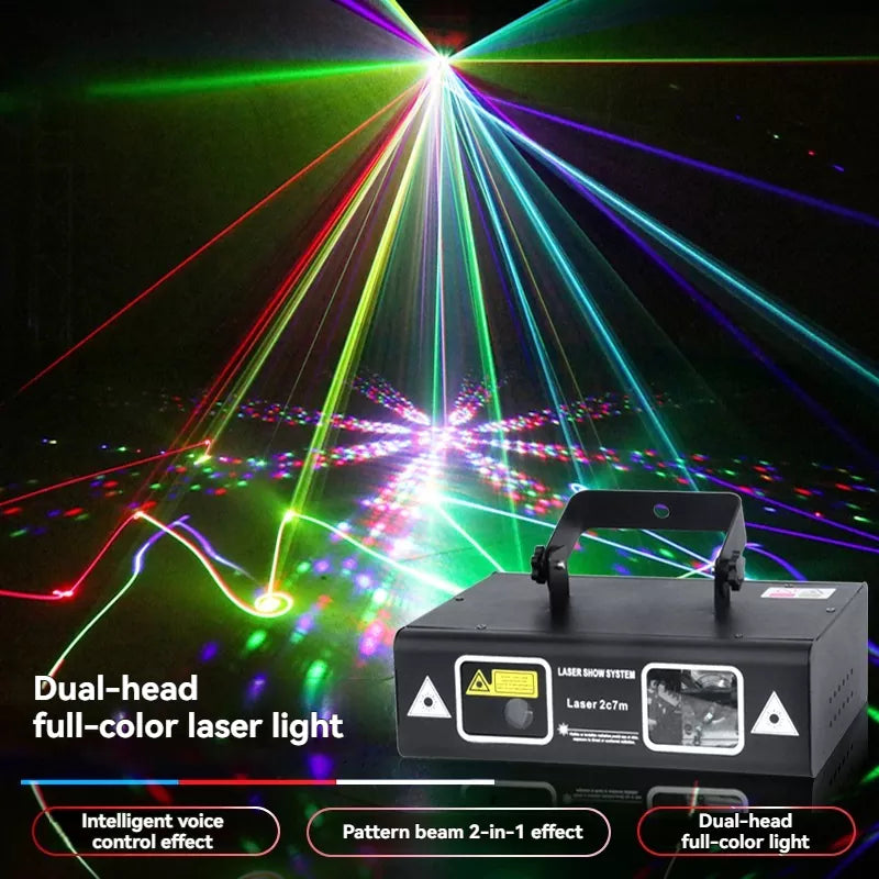 2 em 1 luz laser de varredura de duplo orifício para linha doméstica-B44