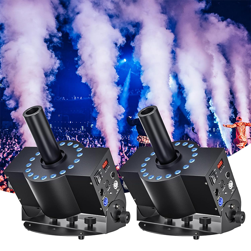 300W 18PCS 12v Three-color RGB Smoke Machine-Y10