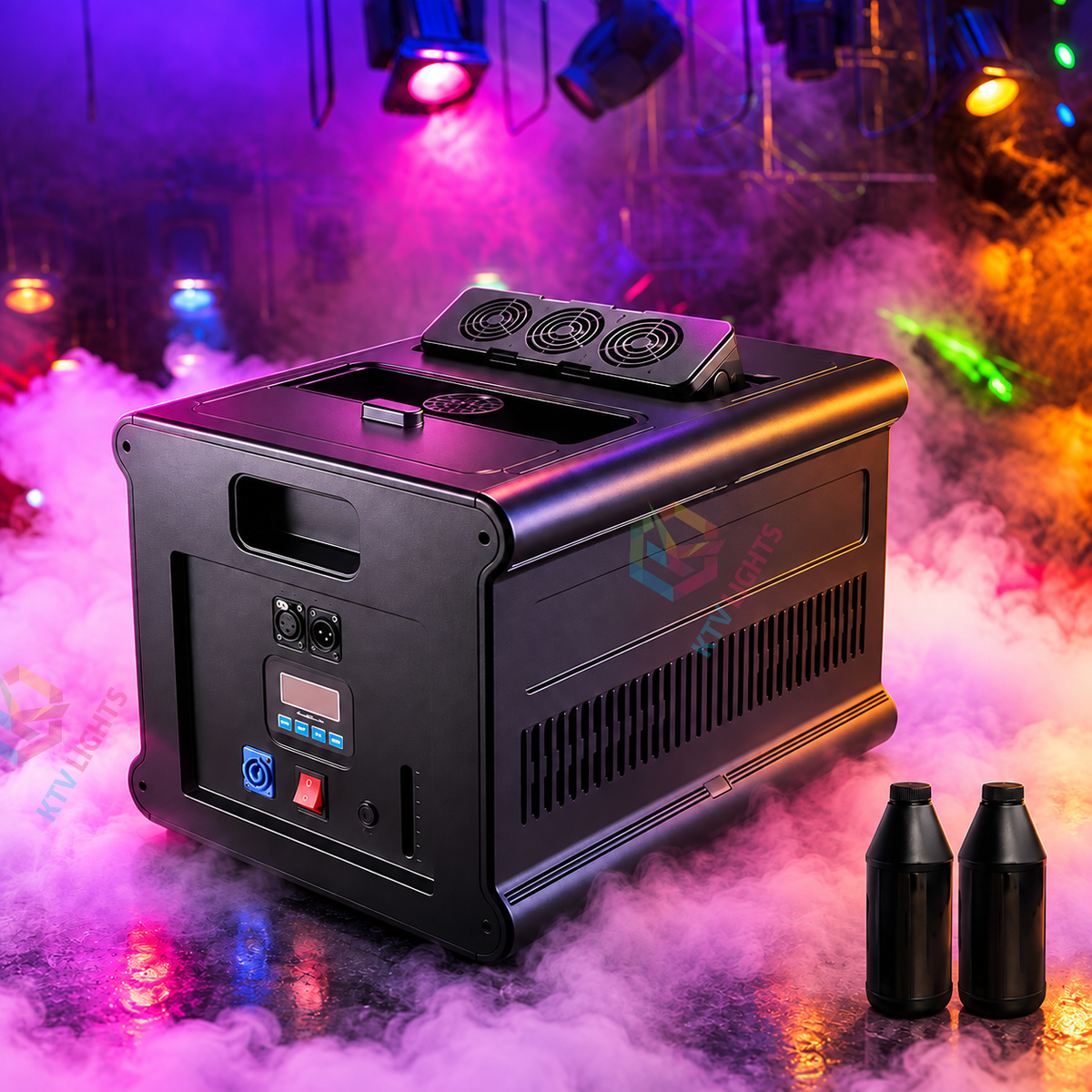 KTVLIGHTS 600W/900W Single/Dual-Nozzle Stage Fog Machine-Y19