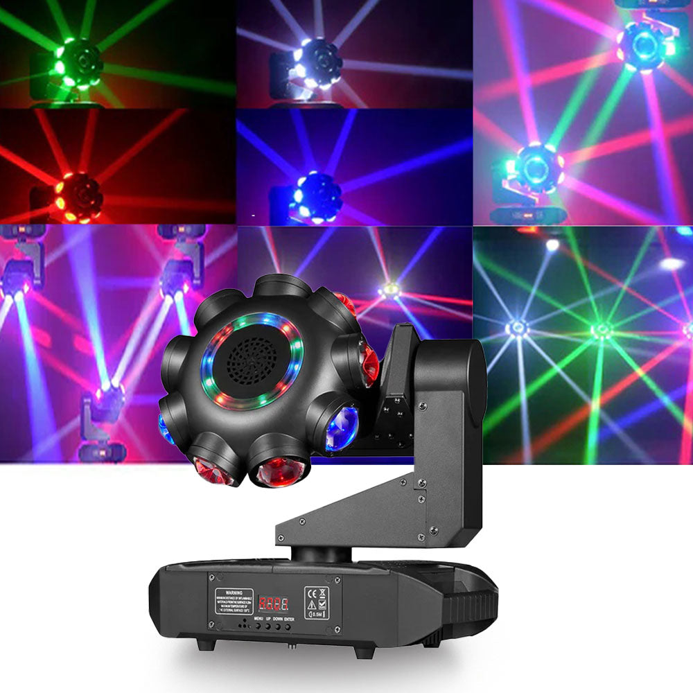 120W New 9-Arm Beam Moving Head Light - E22