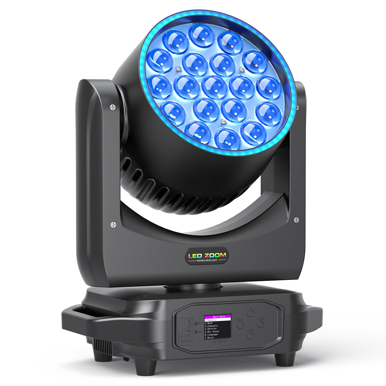 19x15W LED RGBW Zoom Moving Head Light-E60