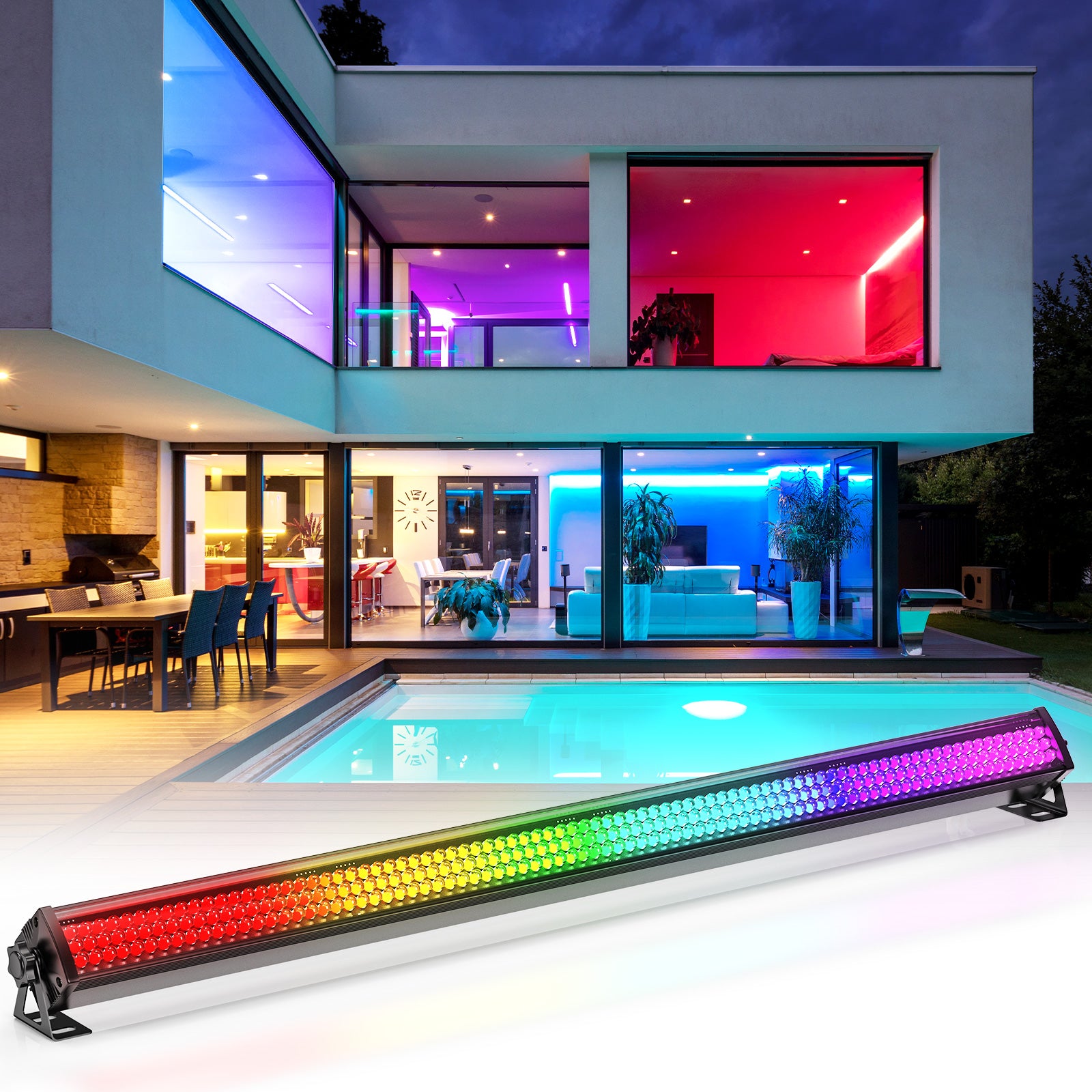 New 252 RGB 3-in-1 LED Wall Washer-X11