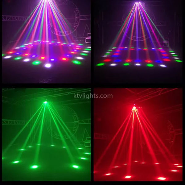 200W 4-in-1 Cross-Shaped Moving Head Light - B8